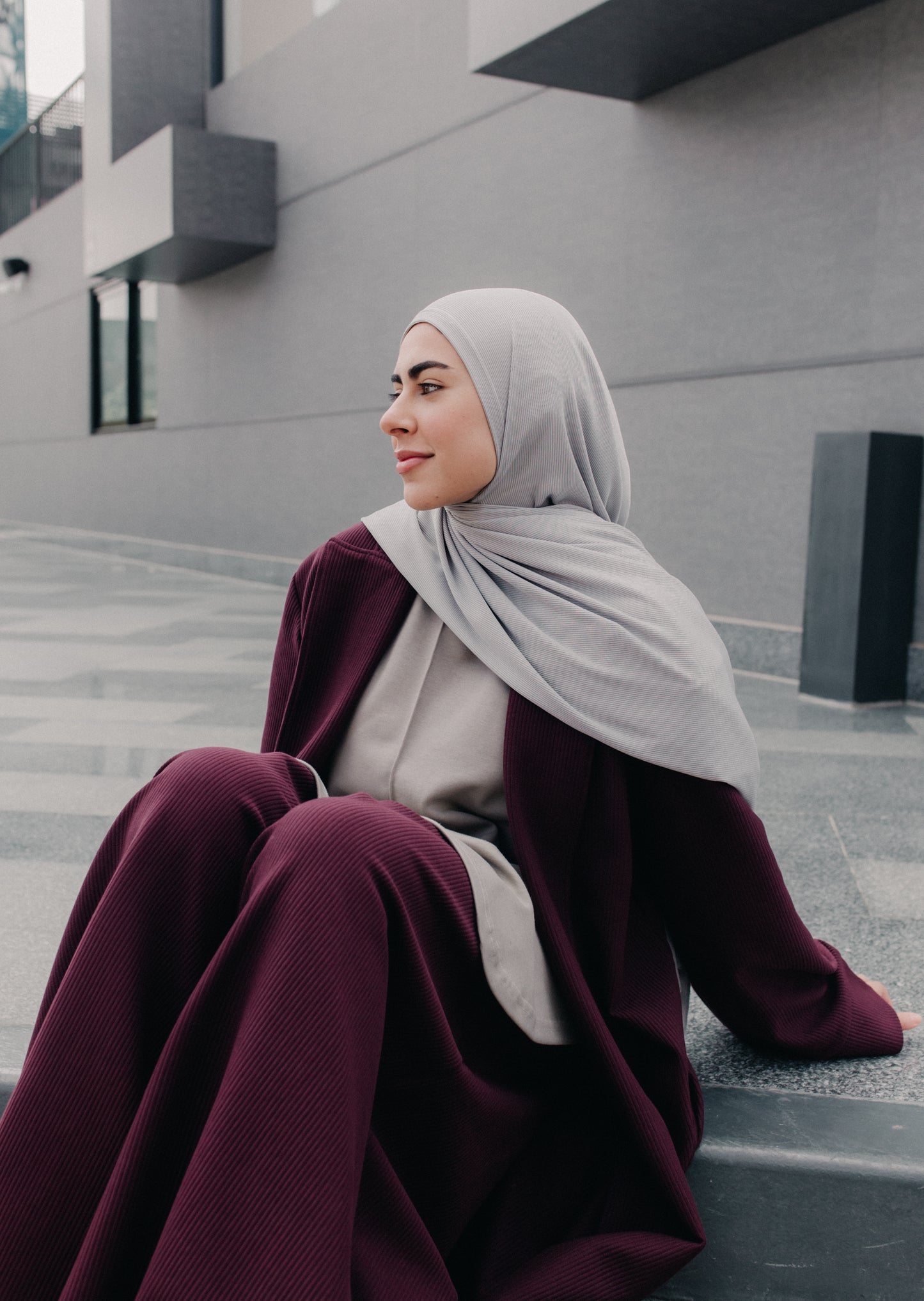 Corduroy Jacket Abaya