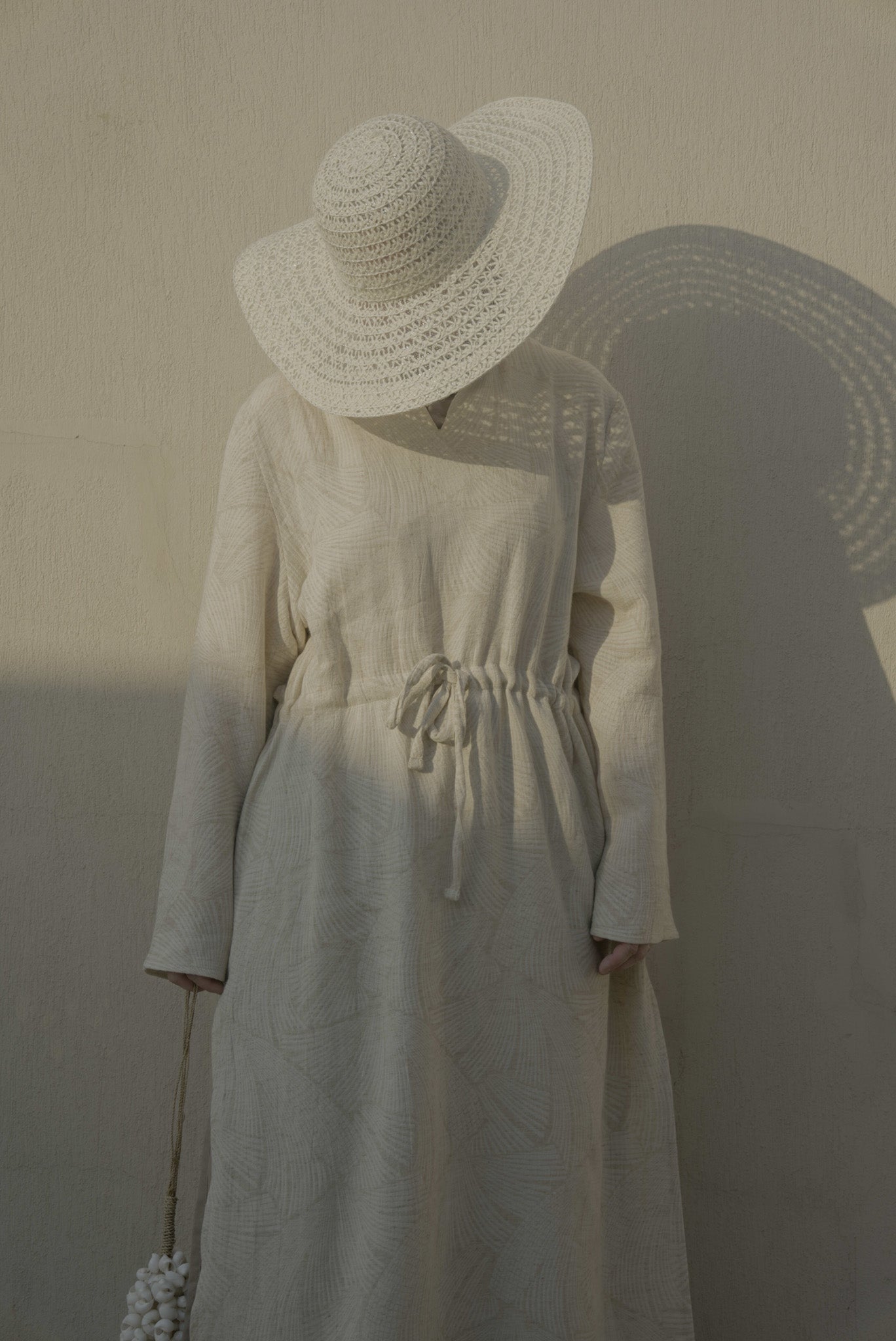 Ocean Slit Linen Dress