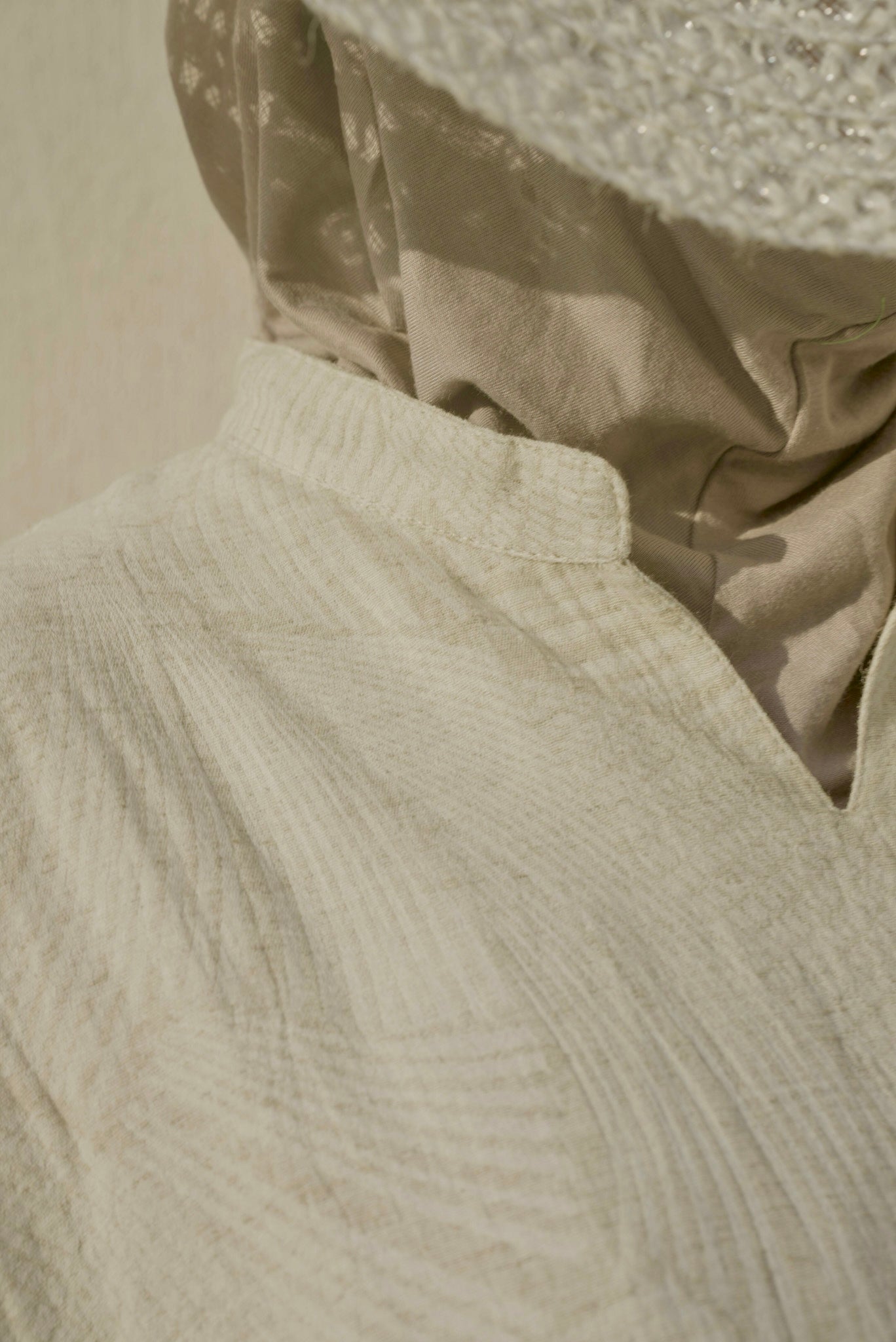 Ocean Slit Linen Dress