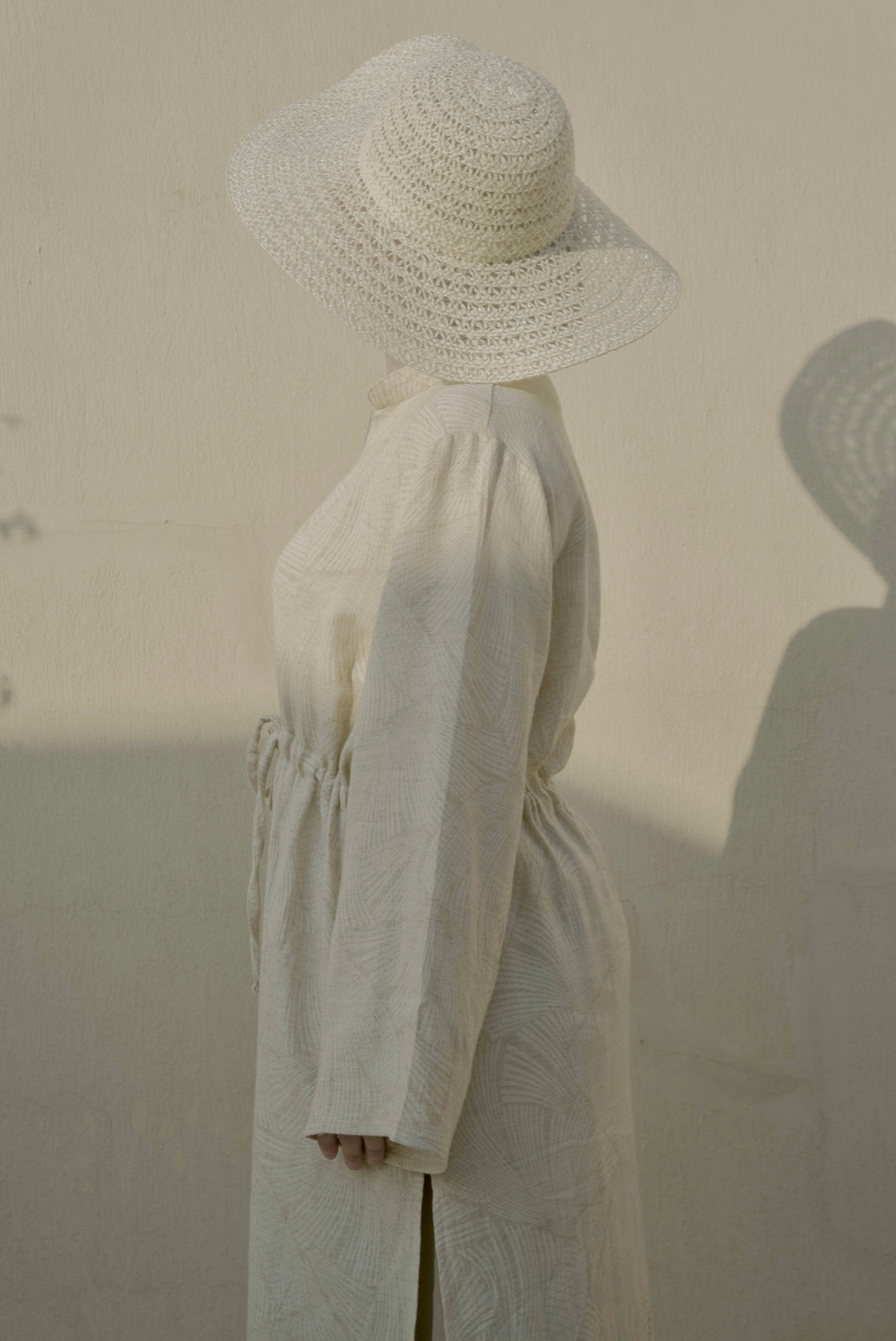 Ocean Slit Linen Dress