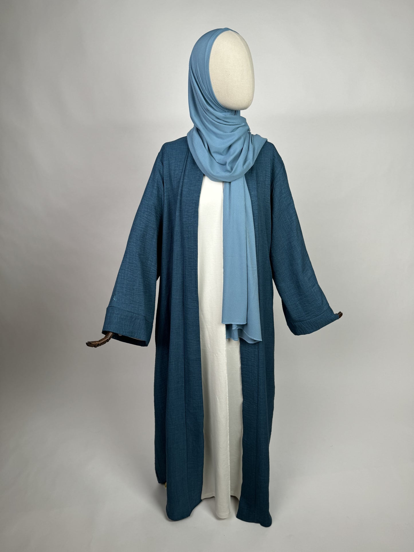 Linen Open Abaya