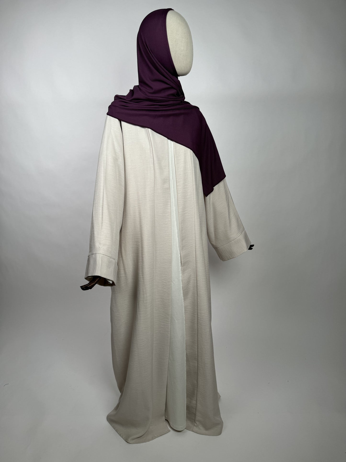 Linen Open Abaya