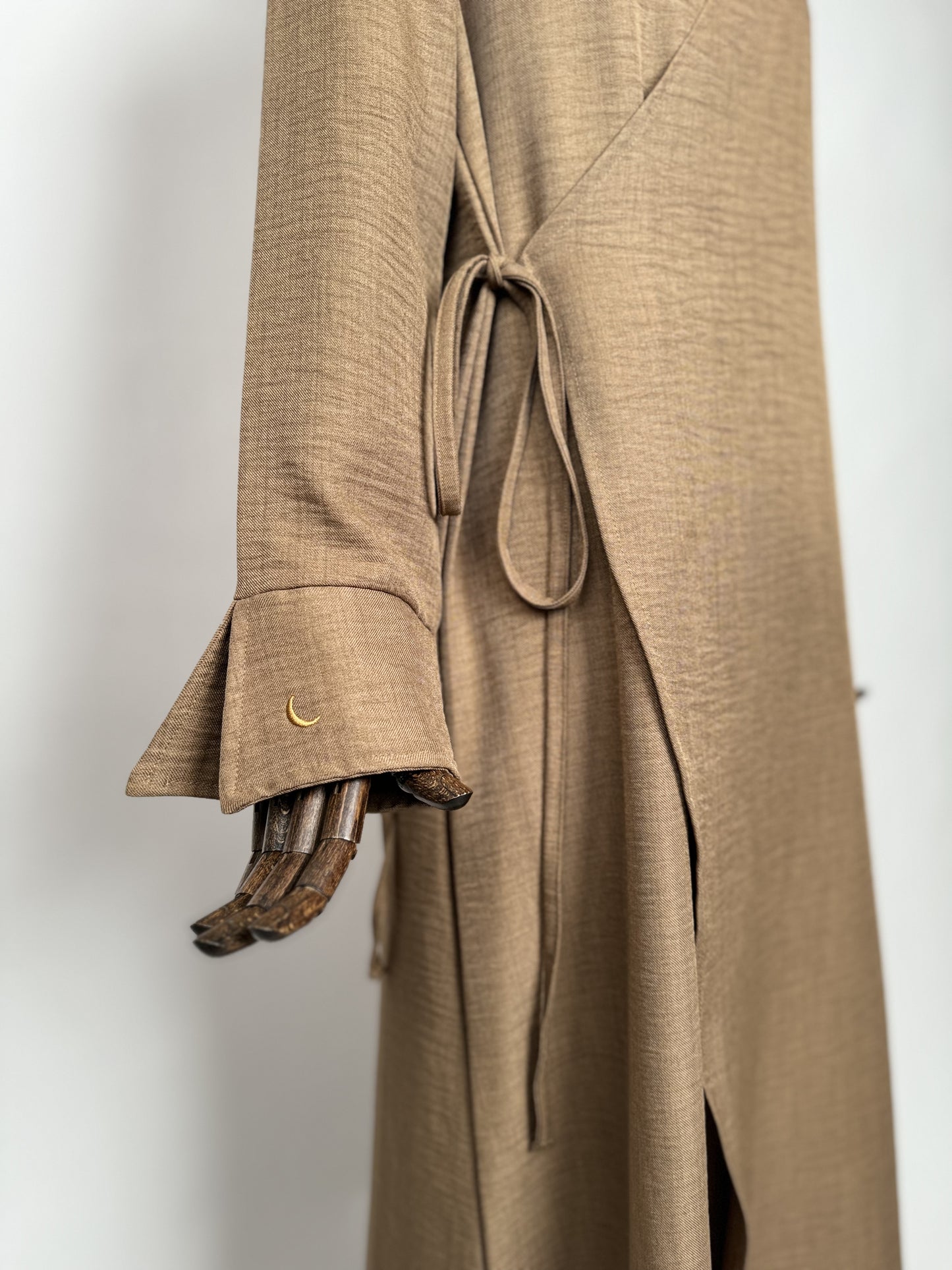 Linen Wrap Dress