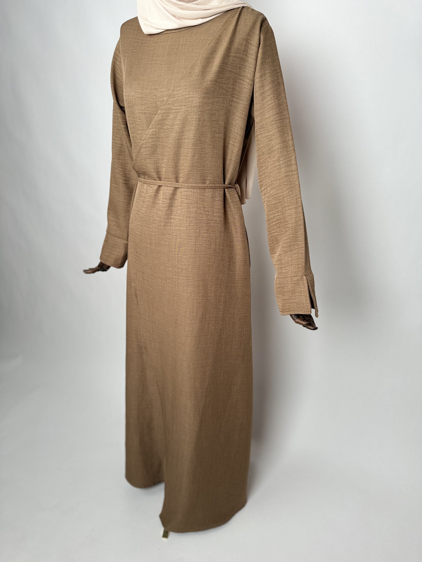 Linen Wrap Dress