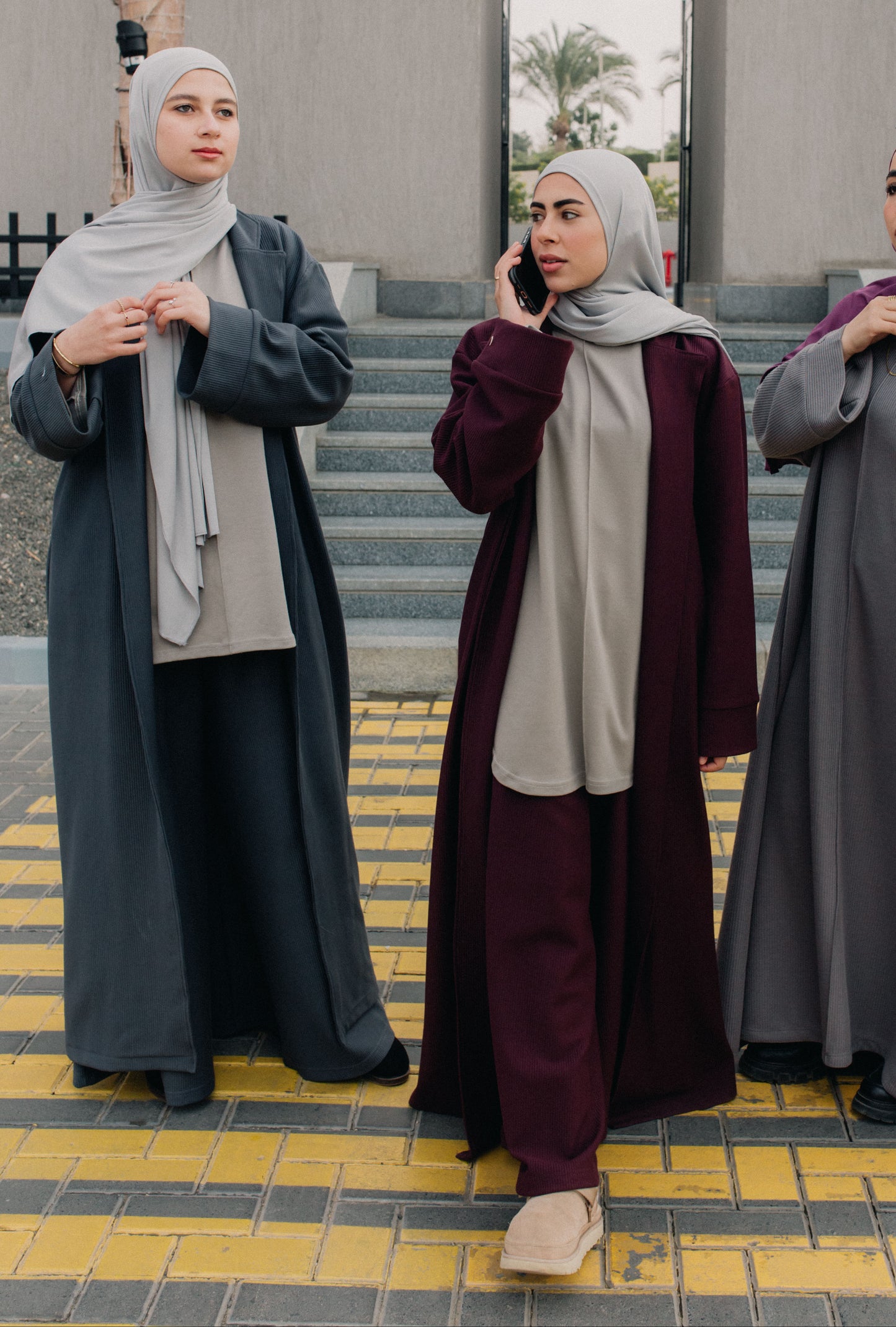 Corduroy Jacket Abaya