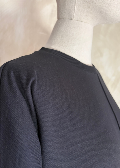 Black Comfy T-Shirt Dress