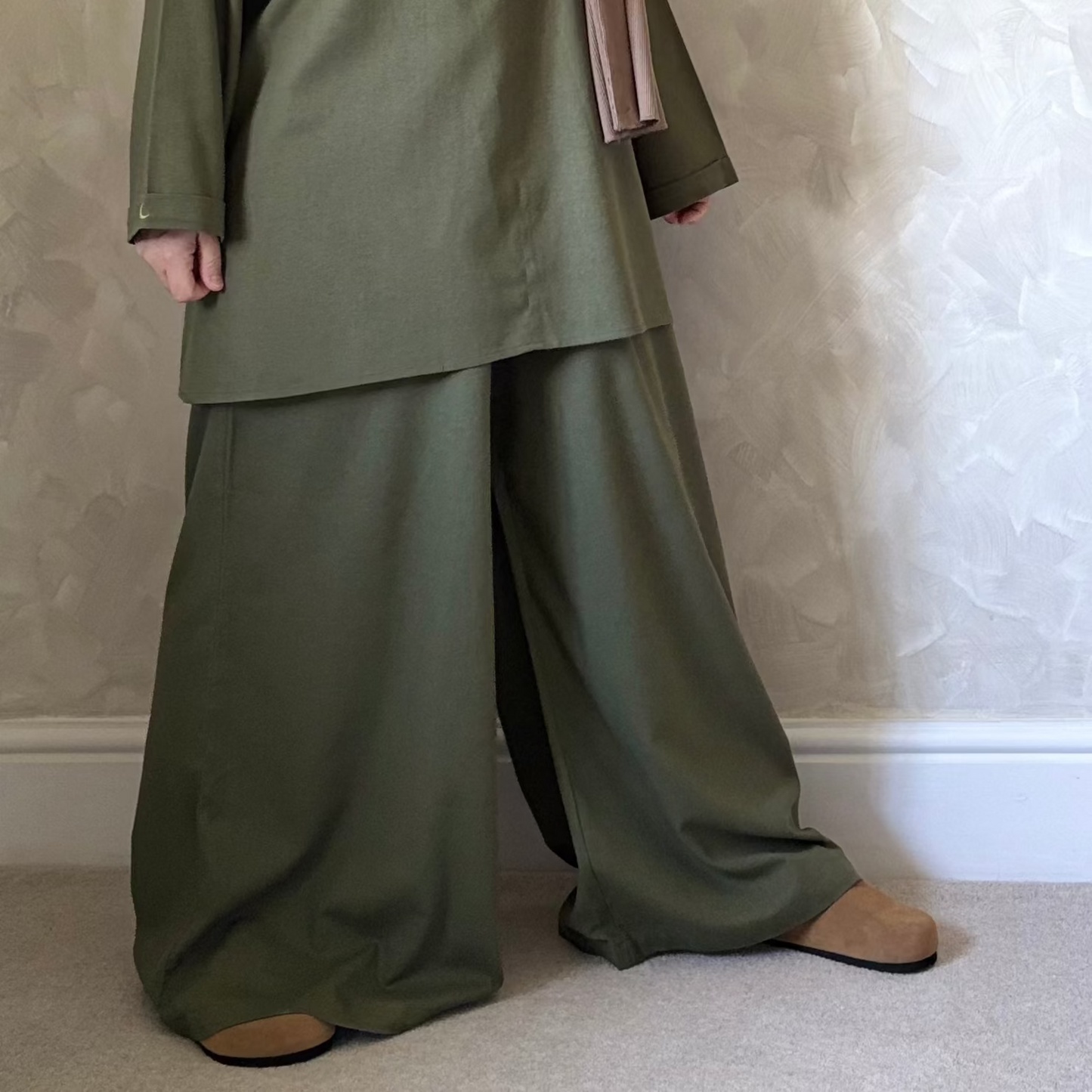 Linen Wide Leg Trouser