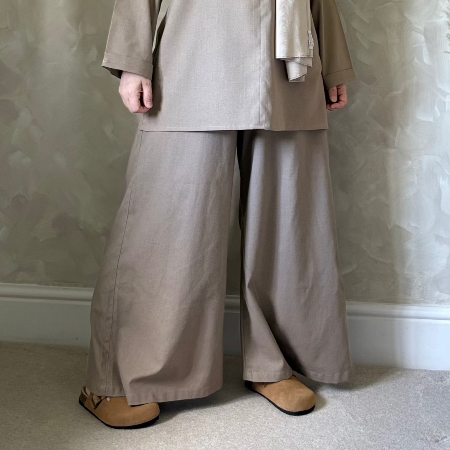 Linen Wide Leg Trouser
