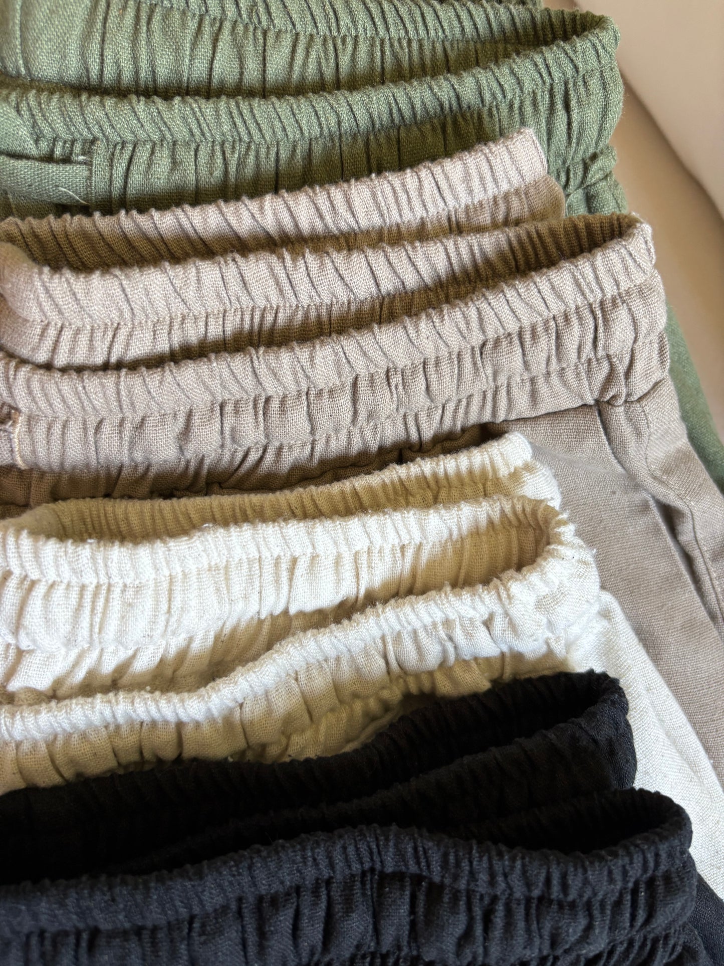 Linen Wide Leg Trouser